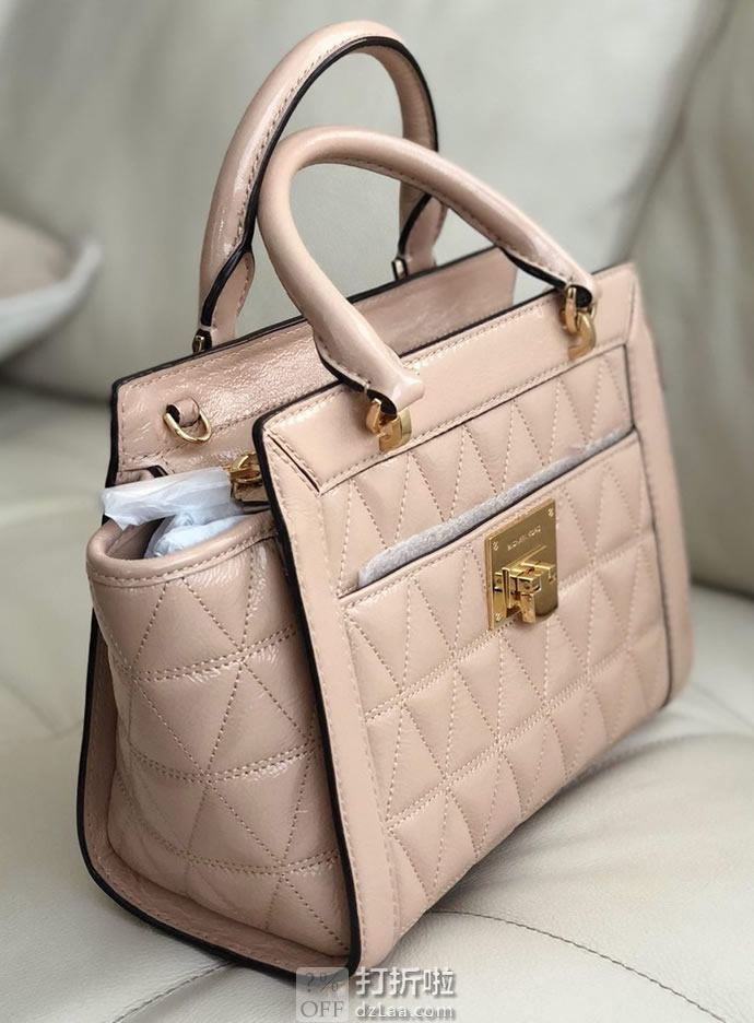 Michael Kors 迈克·科尔斯 Vivianne MK 小号 菱格纹 女式手提包 3.4折.85 海淘转运到手约¥747