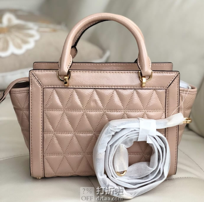 Michael Kors 迈克·科尔斯 Vivianne MK 小号 菱格纹 女式手提包 3.4折.85 海淘转运到手约¥747