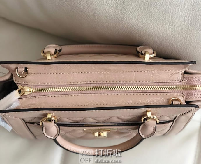 Michael Kors 迈克·科尔斯 Vivianne MK 小号 菱格纹 女式手提包 3.4折.85 海淘转运到手约¥747