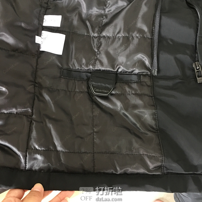 Calvin Klein 卡尔文克莱因 CK 男式连帽保暖夹克 M码2折.86 海淘转运到手约￥623