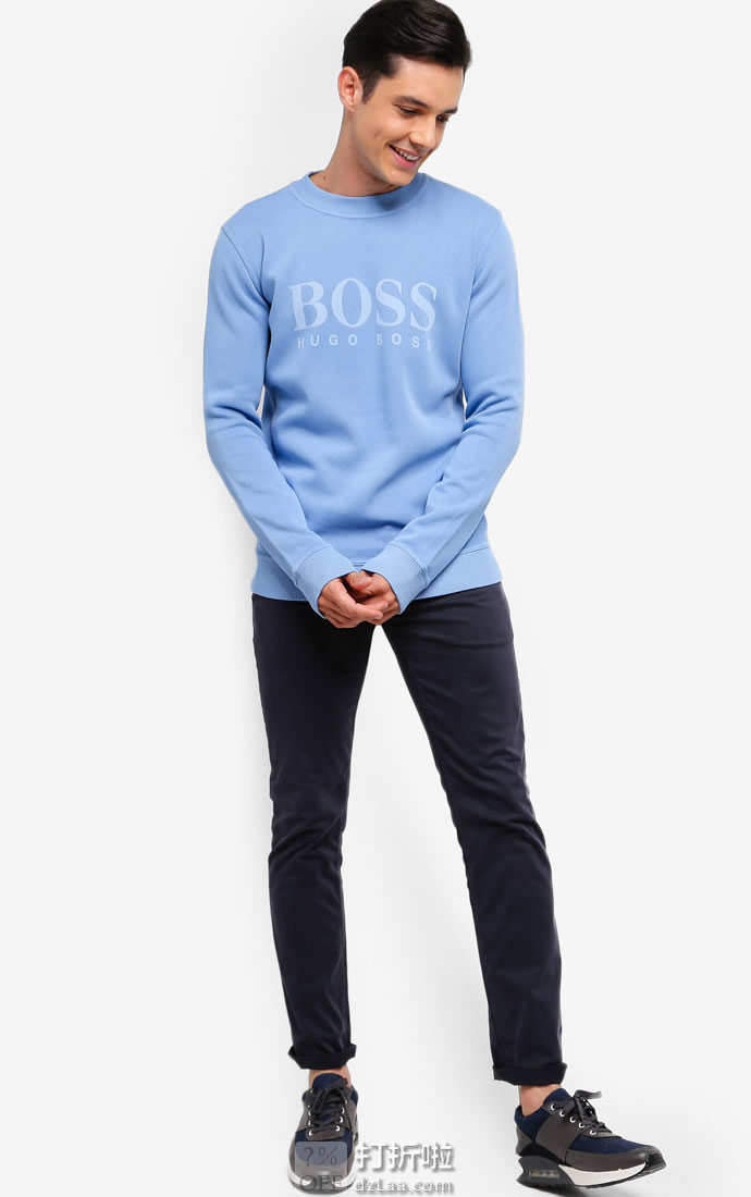 BOSS Orange 雨果博斯 橙标 Weave 男式卫衣 L码3.5折.96 海淘转运到手约￥490