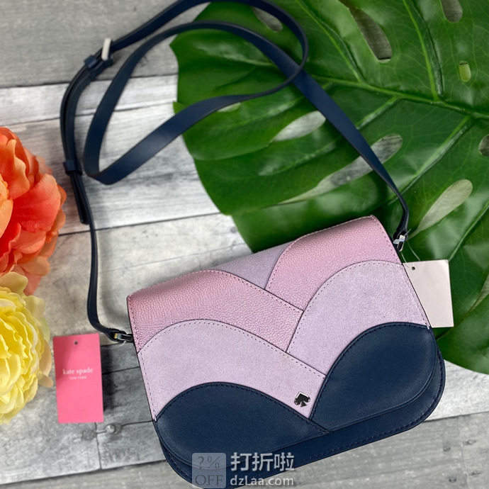 Kate Spade 凯特丝蓓 Nadine 拼色款 女式挎包 3.2折4.88 海淘转运到手约￥728