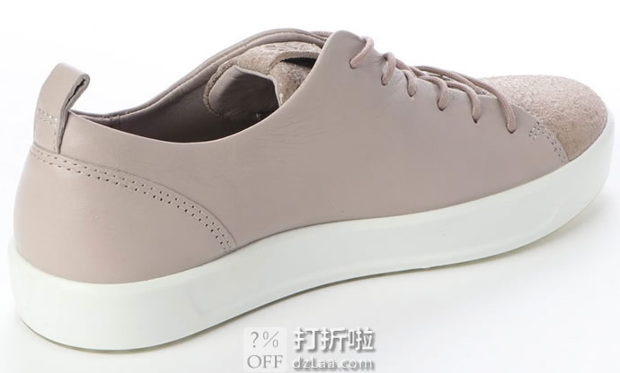 ECCO 爱步 Soft 8 柔酷8号 混合鞋面 女式运动休闲鞋 38码2.8折.63 海淘转运到手约￥437