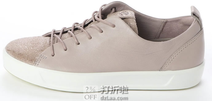 ECCO 爱步 Soft 8 柔酷8号 混合鞋面 女式运动休闲鞋 38码2.8折.63 海淘转运到手约￥437