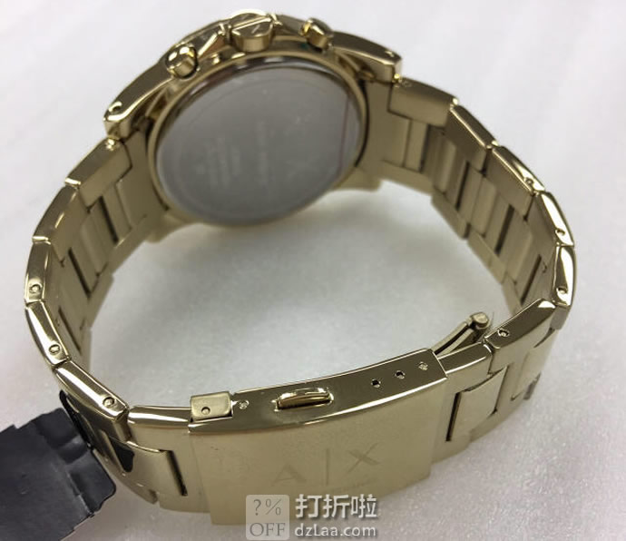 金盒特价 A/X Armani Exchange 阿玛尼 三眼计时 男式手表 AX2099 4.3折.53 海淘转运关税补贴到手约¥767