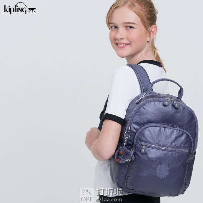 KIPLING 凯浦林 Seoul Go 小号电脑双肩包 3.8折 海淘转运到手约￥325