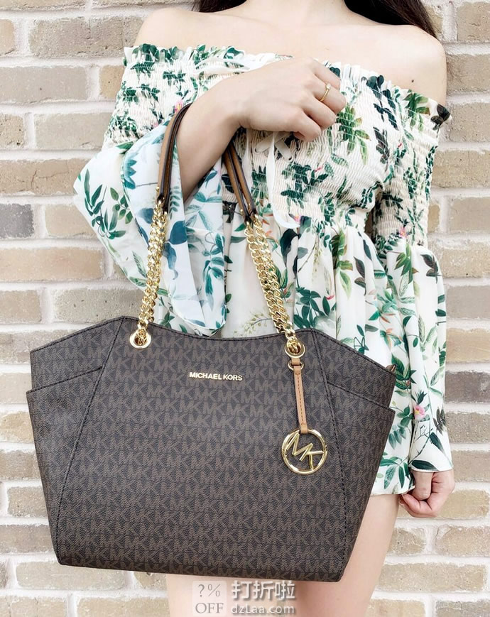 Michael Kors 迈克·科尔斯 Jet Set 大号女式托特包 2.6折.99 海淘转运到手约￥743