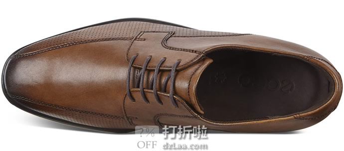 限尺码 ECCO 爱步 Melbourne 墨本系列 打孔版 男式系带正装鞋 2.9折.52起 海淘转运到手约￥394