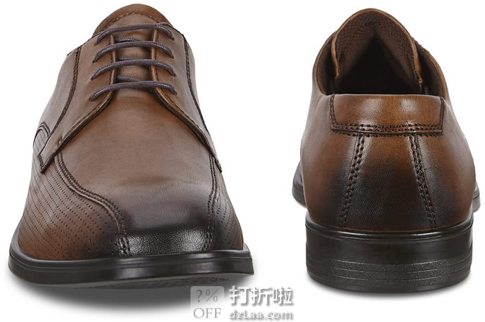 限尺码 ECCO 爱步 Melbourne 墨本系列 打孔版 男式系带正装鞋 2.9折.52起 海淘转运到手约￥394