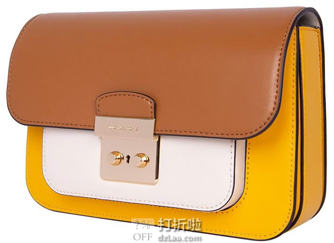 Michael Kors 迈克·科尔斯 Sloan Editor系列 MK 拼色女式挎包 5折9.01 海淘转运到手约￥1088