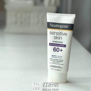 销量第一 Neutrogena 露得清 SPF60+ 无油物理防晒霜 敏感肌适用 88ml 6折$5.99 海淘转运到手约¥48 销量第一 Neutrogena 露得清 SPF60+ 无油物理防晒霜 敏感肌适用 88ml 6折$5.99 海淘转运到手约¥48