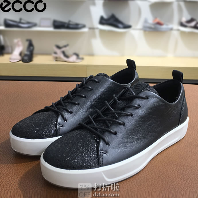 ECCO 爱步 Soft 8 柔酷8号 混合鞋面 女式运动休闲鞋 36码2.5折.14 海淘转运到手约￥404