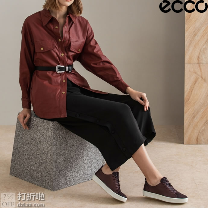 ECCO 爱步 Soft 8 柔酷8号 混合鞋面 女式运动休闲鞋 36码2.5折.14 海淘转运到手约￥404
