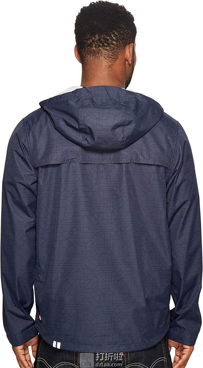 Levi's 李维斯 Echelon 男式连帽防风夹克 L码2.2折.56 海淘转运到手约¥244