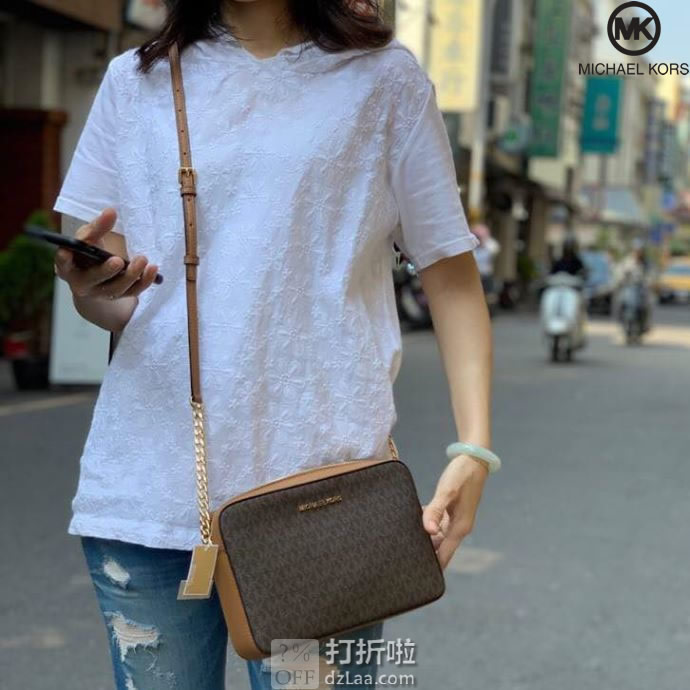 Michael Kors 迈克科尔斯 Jet Set Item 女式挎包 2.6折.63 海淘转运到手约￥565