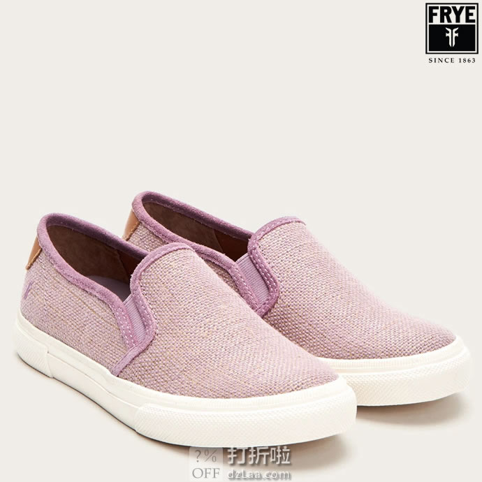FRYE 弗莱 Gia 女式帆布板鞋 休闲鞋 3.2折.55起 海淘转运到手约￥308