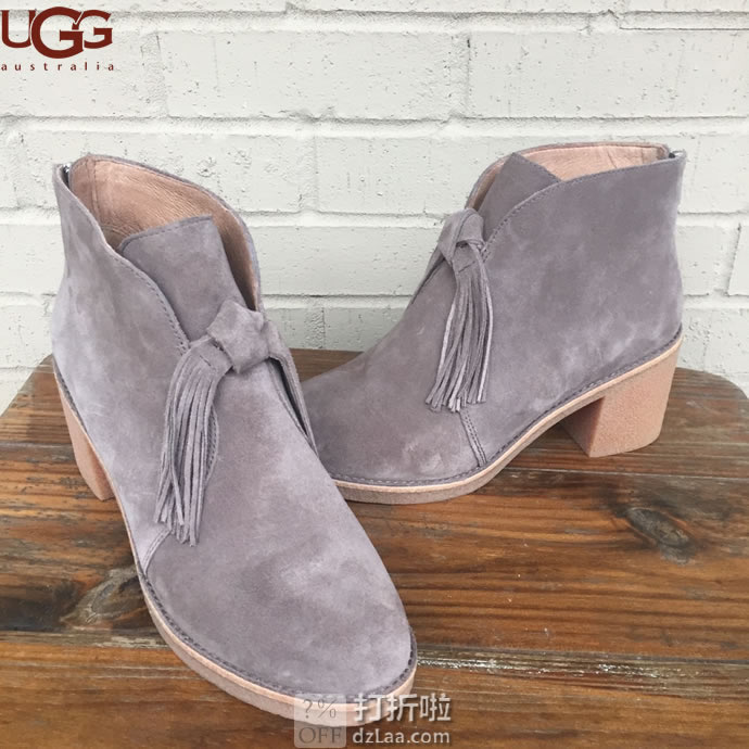 UGG Corin 埃莉系列 流苏高帮鞋 5码2.1折.28 海淘转运到手约¥385