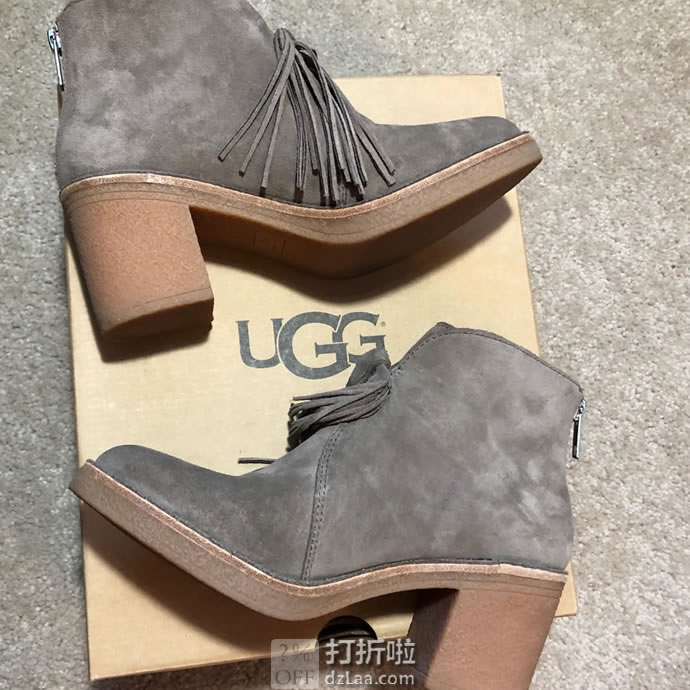 UGG Corin 埃莉系列 流苏高帮鞋 5码2.1折.28 海淘转运到手约¥385