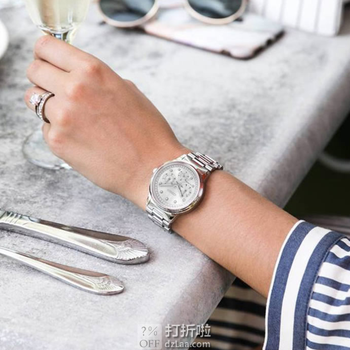 Citizen 西铁城 FD2040-57A 施华洛世奇水晶 三眼女式光动能手表 4.2折7.98 海淘转运关税补贴到手约¥1155