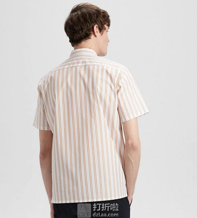 Theory 希尔瑞 Murrary 男式短袖衬衫 S码1.8折.57 海淘转运到手约¥246