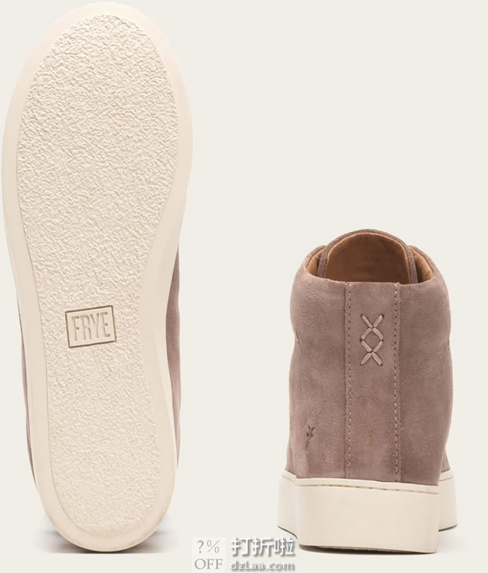 FRYE 弗莱 Lena Zip 女式高帮板鞋 休闲鞋 36码1.9折.95 海淘转运到手约¥457