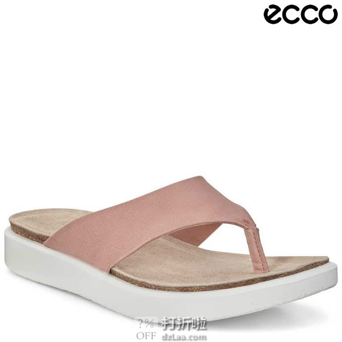 ECCO 爱步 酷型 女式人字拖鞋 凉鞋 271803 37码2.6折.05 海淘转运到手约¥294