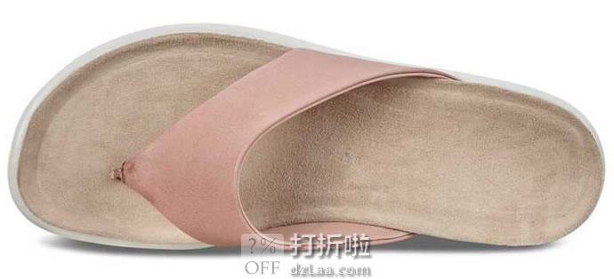 ECCO 爱步 酷型 女式人字拖鞋 凉鞋 271803 37码2.6折.05 海淘转运到手约¥294