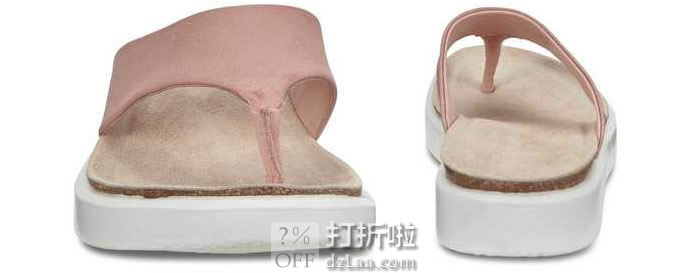 ECCO 爱步 酷型 女式人字拖鞋 凉鞋 271803 37码2.6折.05 海淘转运到手约¥294