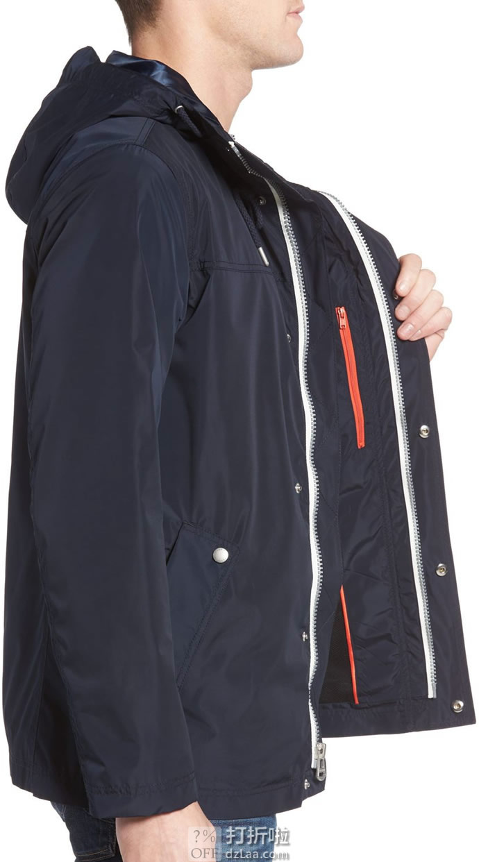 Cole Haan Signature 可汗 男式连帽雨衣夹克 2折.99 海淘转运到手约￥471