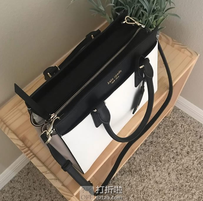 Kate Spade 凯特丝蓓 Cameron 中号 拼色女式手提包 挎包 PXRU5931 3.8折9 海淘转运到手约￥1027 多色可选