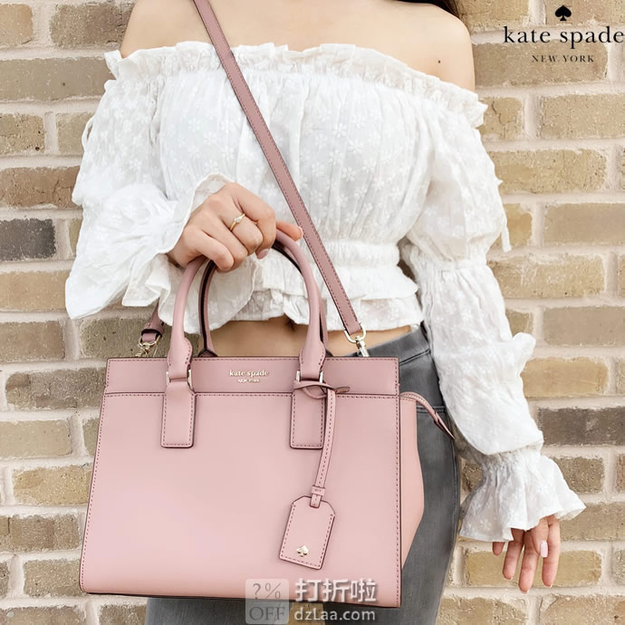 Kate Spade 凯特丝蓓 Cameron 中号 拼色女式手提包 挎包 PXRU5931 3.8折9 海淘转运到手约￥1027 多色可选