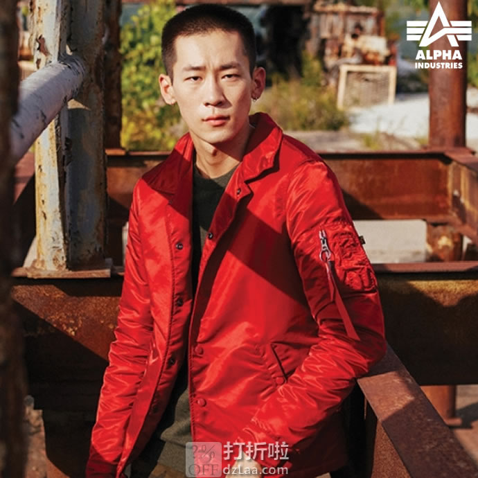 Alpha Industries 阿尔法军工 Coaches 男式保暖夹克 1.6折.42起 海淘转运到手约¥210