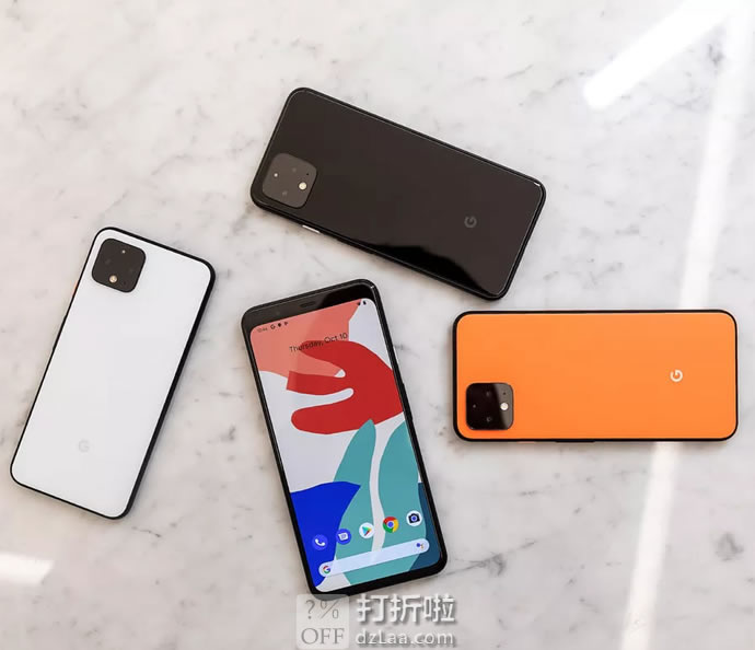 Google Pixel 4 谷歌智能手机 无锁版（6G+64GB）+0礼品卡套装 8.2折9 两色可选 海淘转运到手约￥4825