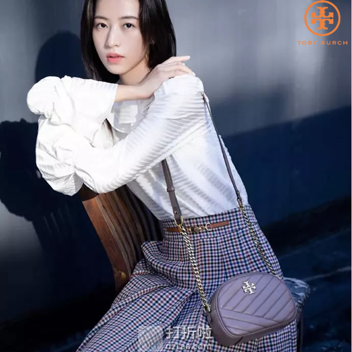 TORY BURCH 汤丽柏琦 KIRA 羊皮相机包 斜挎小方包 优惠码6折后海淘免运费直邮到手¥2160 三色可选
