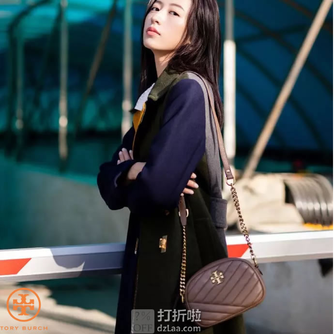 TORY BURCH 汤丽柏琦 KIRA 羊皮相机包 斜挎小方包 优惠码6折后海淘免运费直邮到手¥2160 三色可选