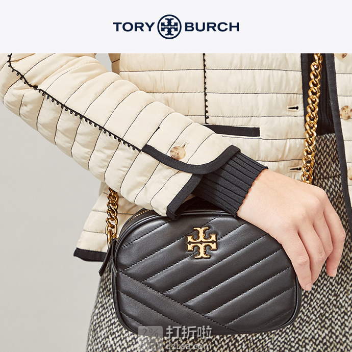 TORY BURCH 汤丽柏琦 KIRA 羊皮相机包 斜挎小方包 优惠码6折后海淘免运费直邮到手¥2160 三色可选