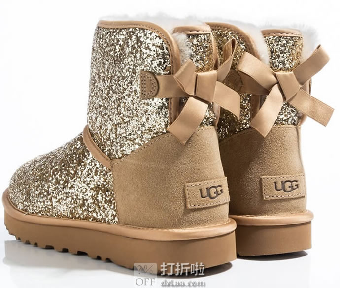 UGG Mini Bow Cosmos 闪亮蝴蝶结雪地靴 4.7折 海淘转运到手约￥638