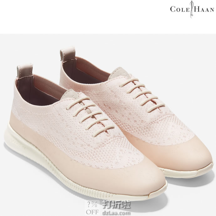 Cole Haan 可汗 2.Zerogrand 针织网面 布洛克风格 女式休闲鞋 39码2.4折.11 海淘转运到手约￥385