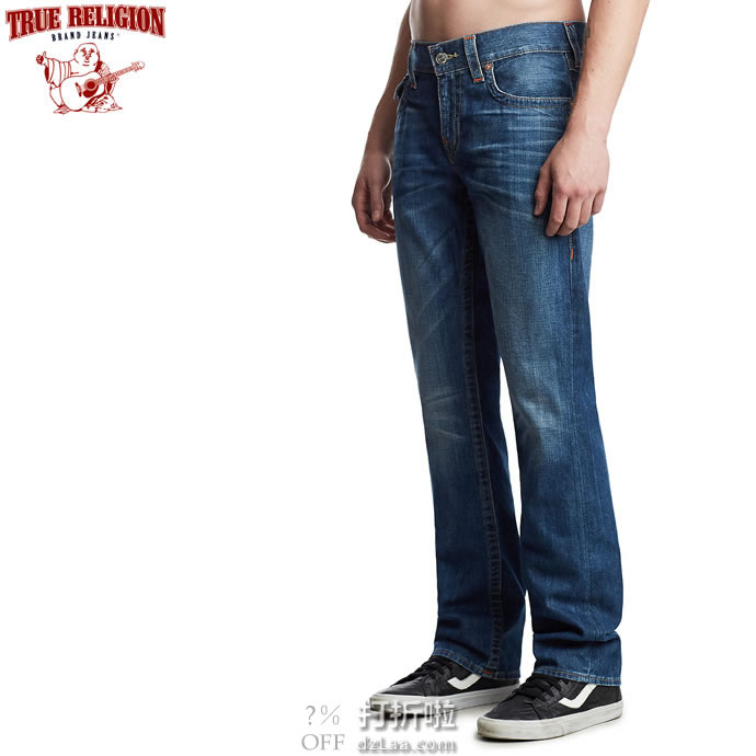 True Religion 真实信仰 Ricky 纯棉 男式直筒牛仔裤 33码2.8折 海淘转运到手约￥427