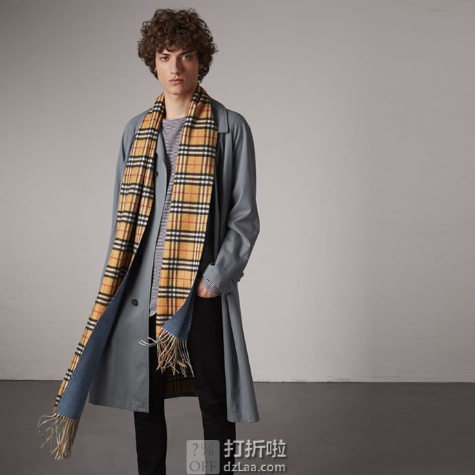 限PLUS会员 BURBERRY 博柏利 巴宝莉 40601131 双面羊绒围巾 双重优惠折后￥2691