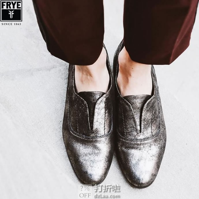 Frye 弗莱 Terri 一脚套 女式乐福鞋 36码1.9折.39 海淘转运到手约￥384