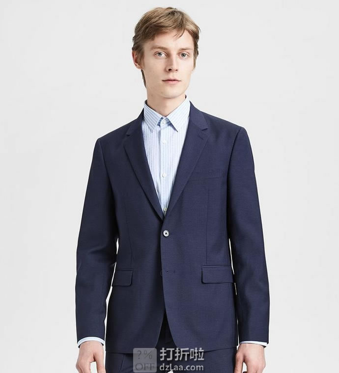 Theory 希尔瑞 Ganesvoort 全羊毛 男式西服 36码2.6折3.67 海淘转运到手约￥1156