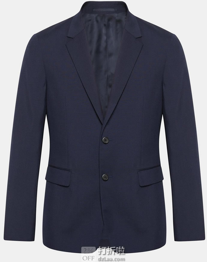 Theory 希尔瑞 Ganesvoort 全羊毛 男式西服 36码2.6折3.67 海淘转运到手约￥1156