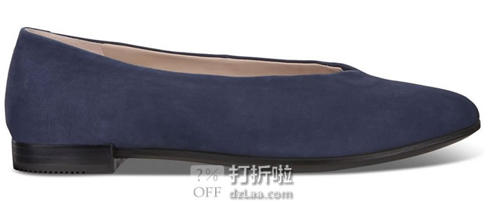 ECCO 爱步 Shape 型塑系列 浅口尖头低跟女式平底鞋 3.7折.37起 海淘转运到手约¥446