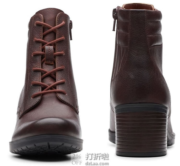 Clark 其乐 Hollis Jasmine 女式短靴 2.6折.8起 海淘转运到手约￥354