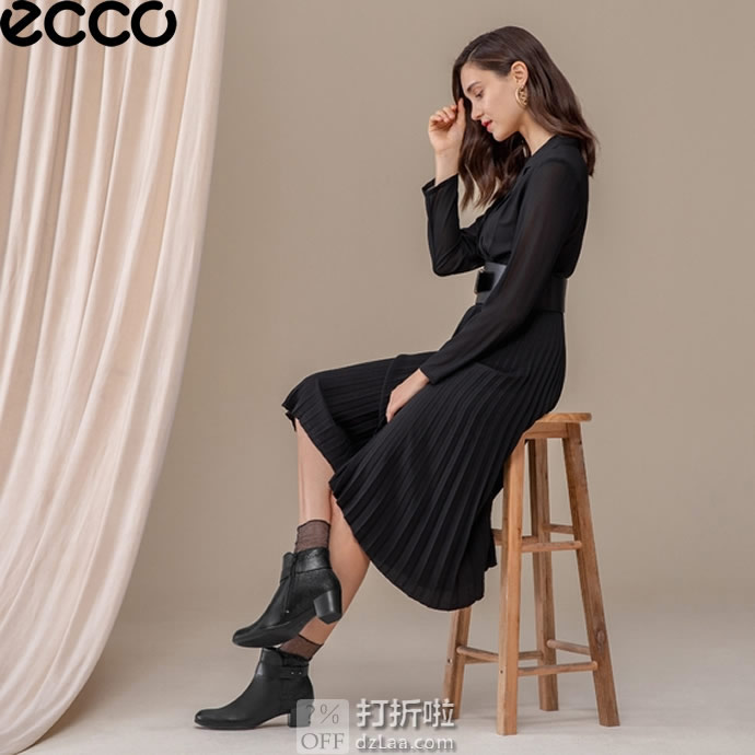 ECCO 爱步 Shape 35 型塑系列 女式短靴 39码2.7折.58 海淘转运到手约￥356
