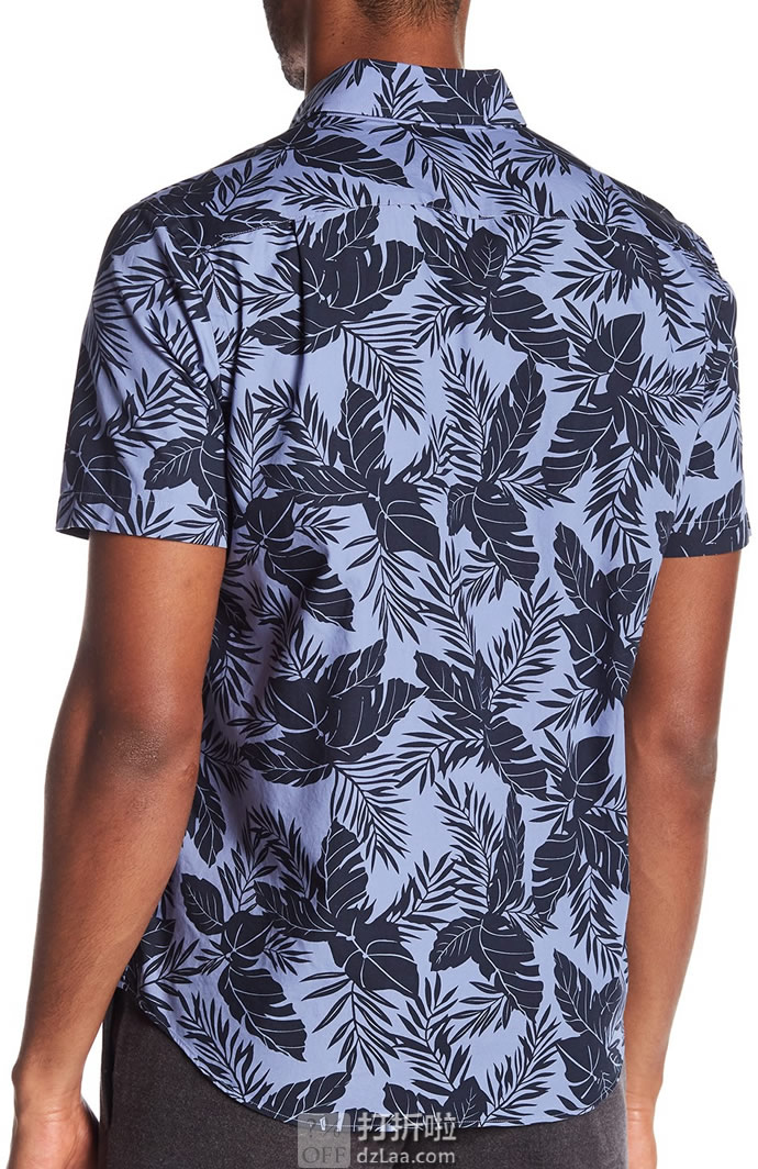 Jack Spade 杰克丝蓓 Clift 纯棉 男式印花短袖衬衫 XS码2.1折.66 海淘转运到手约￥215