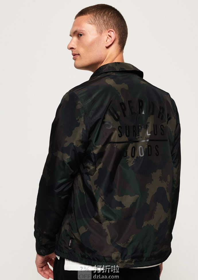 Superdry 极度干燥 Surplus Goods 迷彩男式夹克 3.1折.75 海淘转运到手约￥279