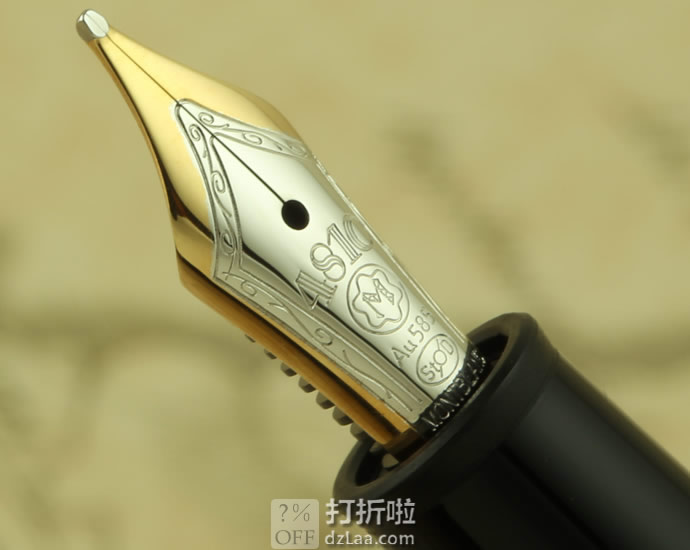 Mont Blanc 万宝龙 Meisterstuck 大班145系列 镀金钢笔 M尖 5折1.75 海淘转运到手约￥2109 国内￥3049