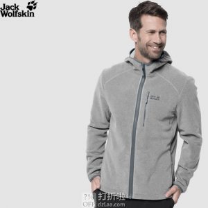 Jack Wolfskin 狼爪 Skywind 男式连帽抓绒夹克 S码3折$30.23 海淘转运到手约￥256